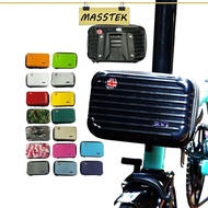 MASSTEK @Johor Folding Bike Front Block Bag With Bracket Bicycle Front Block Case Mini Storage Box Folding Parts 14154