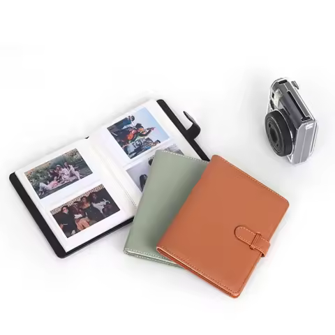 5 Inch Instax Wide Photo Album 80 Pockets Instant Camera Movie Ticket Picture Storage Case for Fujif