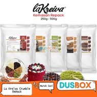 La Kreiva Crumble Red Velvet Crumble/ Caramel Crumble/ Crumble Topping/ Cake Topping/ Red Velvet Cru