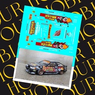 Livery Decal D1GP Autobacs Model Kit RC 1/24 1/18 1/16 1/10