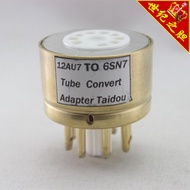 Fixed.Gold-plated Electronic Tube 12AU7/12AX7Turn6SN7Transition socket