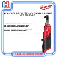 MILWAUKEE M12 FUEL HIGH SPEED RATCHET [3/8"] - BARE (M12 FHIR38-0)