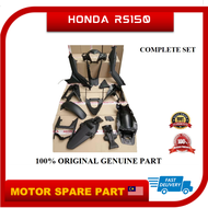 (100% ORIGINAL) HONDA RS150 V1 / V2 INNER SET MUDGUARD FENDER MAINPIPE COVER HITAM INNER HANDEL RS150R RS-150 RS 150