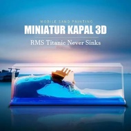 COD Titanic Decorative Ship Car Decoration One Piece Ship Cruise Ship Display Floating Ornament