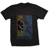 Hot selling comfort cotton Guns N' Roses 'Use Your Illusion' Sportswear Men's T-Shirts BIdkfg84ODbdbh83