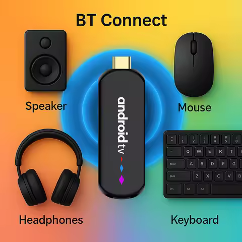 Android TV Stick S905L3 Wifi Android 14.0 Quad Core 4K Home Media Player Voice Assistant Remote Smar