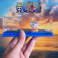 One Piece Model Cruise Ship Fluid Drift Bottle Pirate Ship Desktop Decoration Floating Boat