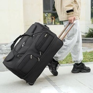 Large-capacity pull-bar bag, men's and women's boarding check-in bag, hand-held student luggage bag