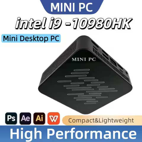 High Performance New Mini PC Intel Core i9 10980HK Computer Gaming PC 16GB RAM 1TB/2TB WiFi 6 BT5.2 
