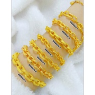 EMAS BANGKOK GELANG TANGAN SAUH PADU