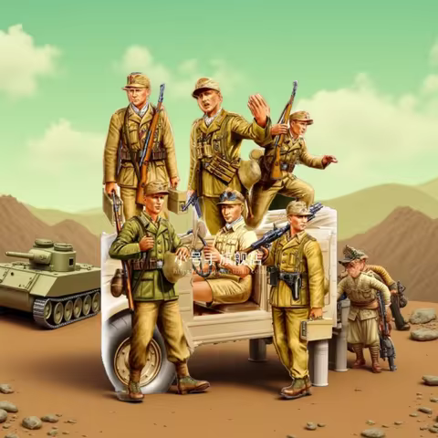 HOBBY BOSS 84410 1/35 scale AFRICA CORPS 2020 NEW hobbyboss Assemble Plastic Model Kit