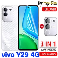 Vivo Y29ฟิล์มสำหรับ Vivo ปกป้องเลนส์กล้อง4G 2025 3-In-1 Vivo Y29 Y 29 Y29S Y29 S VivoY29 Vivo Y29 4G