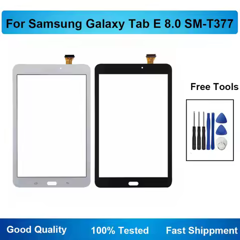 For Samsung Galaxy Tab E 8.0 SM-T377 T377 T377A T377V T377P/T Touch Screen Digitizer Panel Glass Sen