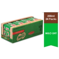 MILO Activ-Go UHT (200ml x 24 Packs) Milo AIR Kotak 200ml 1 Carton 1 Peti/200ml x 24  Milo Kotak