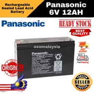 6V 12Ah Rechargeable Sealed Lead Acid Battery + FREE CABLE LUG