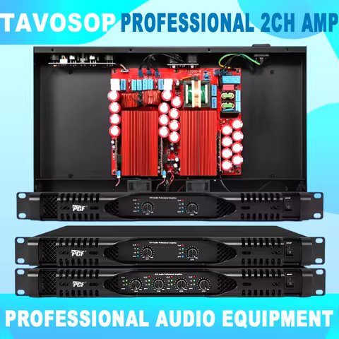 Professional 2 Channels Class D 1300W power amp 1U Digital Amplifier KTV Club Party Stereo Sound Sys