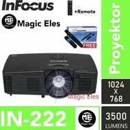 Proyektor Infocus IN222 Lumens 3500 Projector IN 222 Lengkap