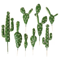 Artificial Tropical Plant Cactus Flower Heads