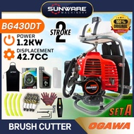 [100% ORIGINAL] OGAWA BG430 TB43 BG430DT Backpack Brush Cutter Grass Trimmer Mesin Rumput HEAVY DUTY (43CC) 6Months Warr