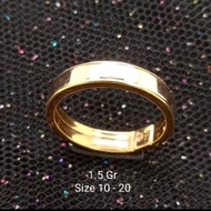 Promo Cincin Emas - 1.5 gram Kadar 750 17K - 671 Limited