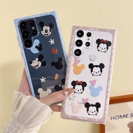 Soft Case Silikon Transparan Motif Mickey Mouse Untuk OPPO A15S A16K