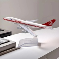Toy airplane B747 Static Simulation Malaysia Airways 747 16cm Alloy Aviation Model To Friends Collec