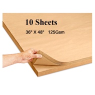 Kertas Pola/Kraft Paper 120gsm Brown Paper Premium Kualiti Tebal  & Tidak Mudah Koyak Size A0 (36" x