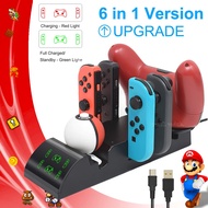 6 in 1 For Nintendo Switch Fast Charger Stand Charging Dock for NS Switch Joy-con Pokeball Pro Controller Accessories