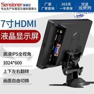 小顯示器7寸臺式家用HDMI便攜小電視車載顯示屏電腦屏高清顯示器