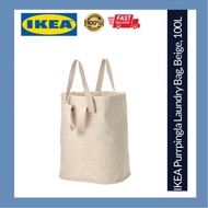 IKEA Purrpingla Laundry Bag Beige 100L Tote Drawstring