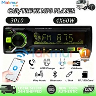 Car Radio Player 12v 24V Truck Radio Kereta Digital Bluetooth Car MP3 Player FM Radio Audio Music wi