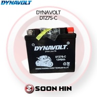 Dynavolt MTR DTZ7S-C Motorcycle Battery (Ready Stock) Bateri Motor