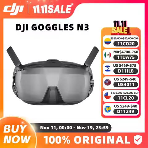 DJI Goggles N3 1080p Ultra-Wide Screen O4 FHD Video Transmission AR Cursor 2.7-Hour Operating Time f