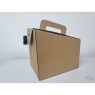 2.8L Disposable Beverage Dispenser Cardboard Container Box with Thermal Bag for hot and cold drinks,