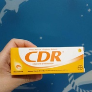 Cdr calcium D Redoxon 10 Tablets calcium Orange Flavor vitamin C D B6 Food Supplements