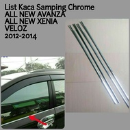 Chrome Side Window List for All New Avanza/Xenia 2012-2020 Avanza Accessories