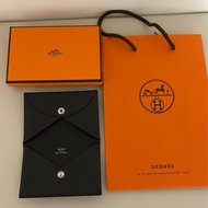 Hermes Calvi 卡夾 黑色