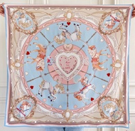 Kiss Me Doll - ผ้าพันคอ/ผ้าคลุมไหล่ first Love  ขนาด 100x100 cm.