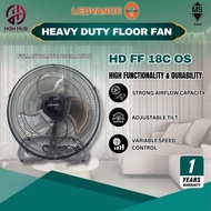 LEDVANCE OSRAM HEAVY DUTY FLOOR FAN HD FF 18C OS 18 INCH INDUSTRIAL FLOOR FAN METAL BLADES