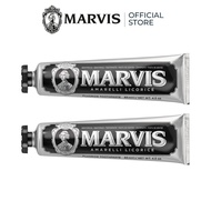 2pcs Marvis Whitening Toothpaste Amarelli Licorice 85ml Tootpaste