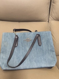 Coach 牛仔tote bag 90%新 手袋 包包 藍色