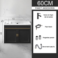 Wastafel Kamar mandi Lemari kamar mandi aluminium ruang minimalis modern Wastafel Keramik Kombinasi 