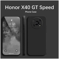 【Hot sale】For Honor X40 GT Speed Case Fall prevention Silicone Full Case Classic Solid Color Phone C