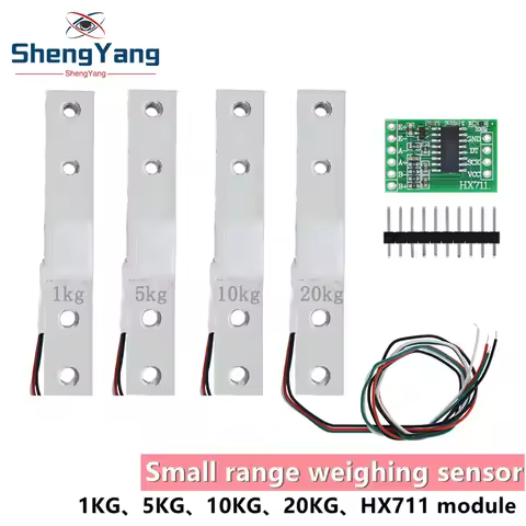 TZT HX711 AD Weight Module 1kg 2kg 3kg 5kg 10kg 100g Load Cell Module Weighing Pressure Sensor Measu