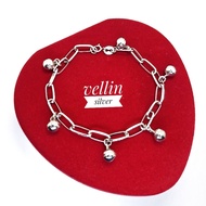 925 Silver Gold Plated Children's Anklet - Authentic 925 Anti-Rust Silver Children's Anklet Jewelry