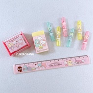 Sanrio Character Limited Japan DAISO DAISO Store Limited Edition Ruler Pencil Sharpener Eraser Pen C