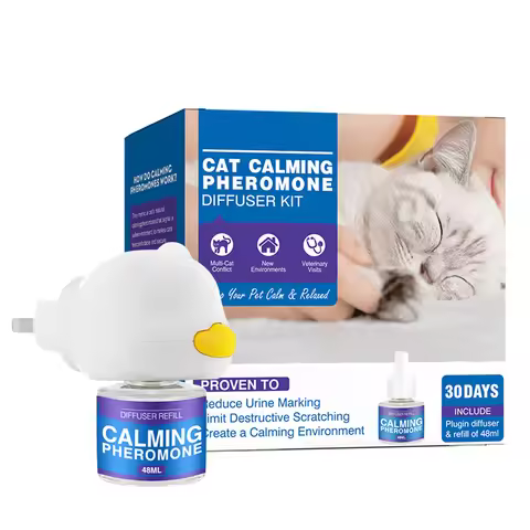 Cat Pheromones Calming Diffuser Refill Reduce Fighting Relieve Stress Refill Natural Cat Calming Dif