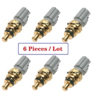 6 Pcs Coolant Temperature Sensor for Ford Mazda Mercury 1L2Z12A648AA,3L8Z-12A648-BA,1F2218840,1F6018