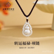 Pure Silver Jewelry New Chinese Style Sweater Chain Autumn Winter High-end Vintage Necklace Pendant 
