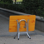 Simple table folding table outdoor small table 4 people 2 people small table folding home dining table